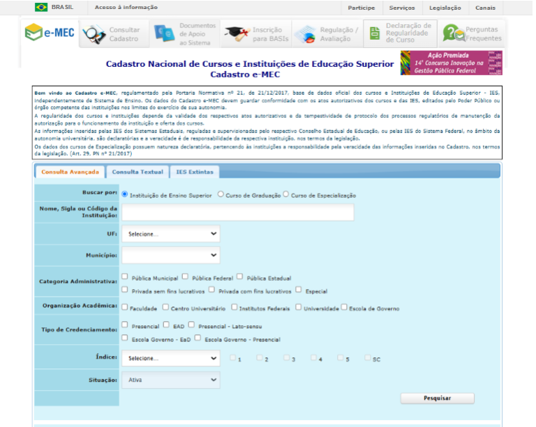 acesso ao portal oficial